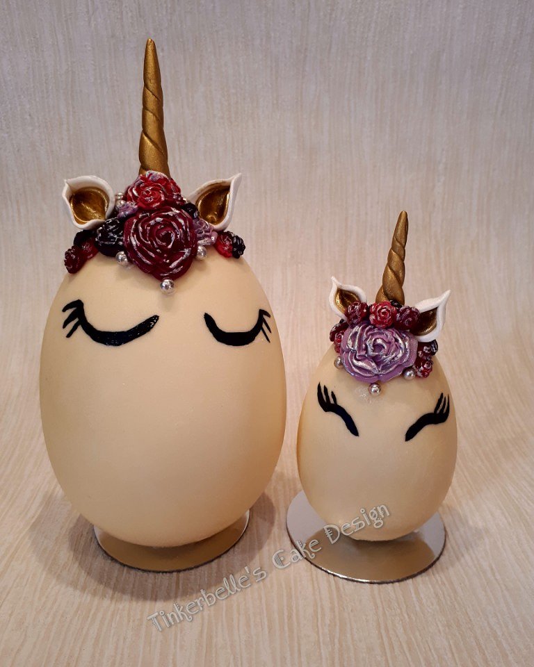 Easter unicorns! White chocolate handmade eggs. #easter #chocolate #chocolatelover #cake #food