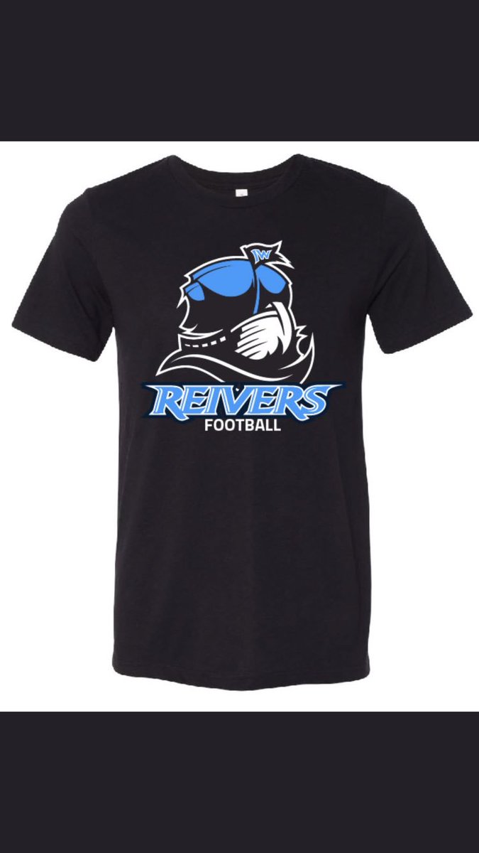 StaceyMatthees's tweet photo. Let me know if @DakotaMatthees or I can hook you up with a Reiver football tshirt! $20 each and helps support the team. #gameday #cannonsloaded 💙🏈💙. https://t.co/ciz2GpB2n3