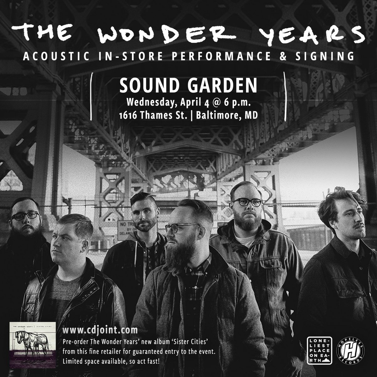 The Wonder Years On Twitter April 4 Baltimore Md The Sound