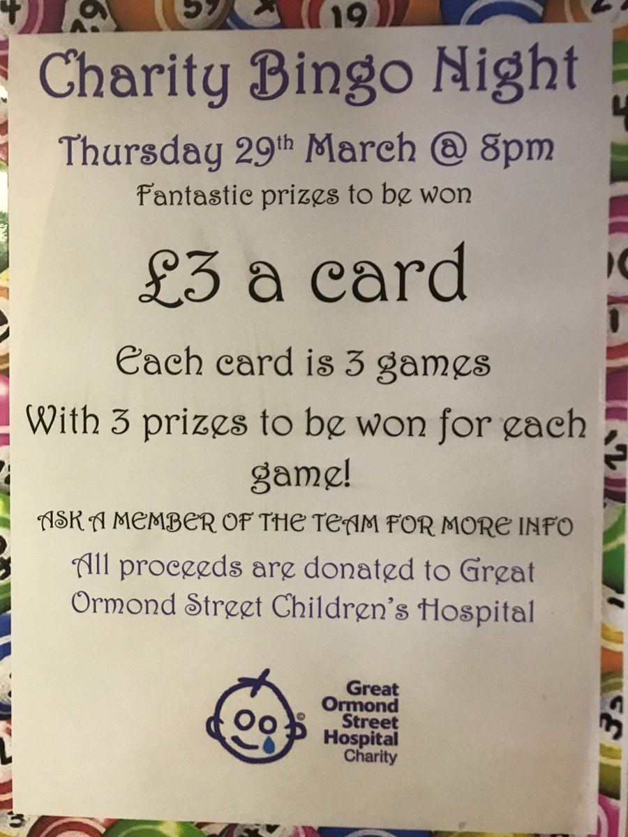 #stourbidge #fundraising #bingo #prizes #charity #family #friends #fun <a href="/GreatOrmondSt/">Great Ormond Street Hospital for Children</a> <a href="/ECPotter/">Emily Potter</a> <a href="/GuyMumford/">Guy Mumford</a> <a href="/WeAreSUGM/">WeAreSUGM</a> #ncw2018 #NCWEaster #easter #Thursday #WestMidlands
