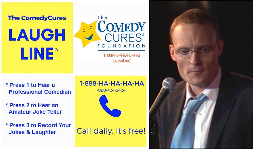 Need A #Laugh Right Now? Check out our @ComedyCures fav David Baker Call our #free #comedycures #LaughLine daily 1-888-HA-HA-HA-HA