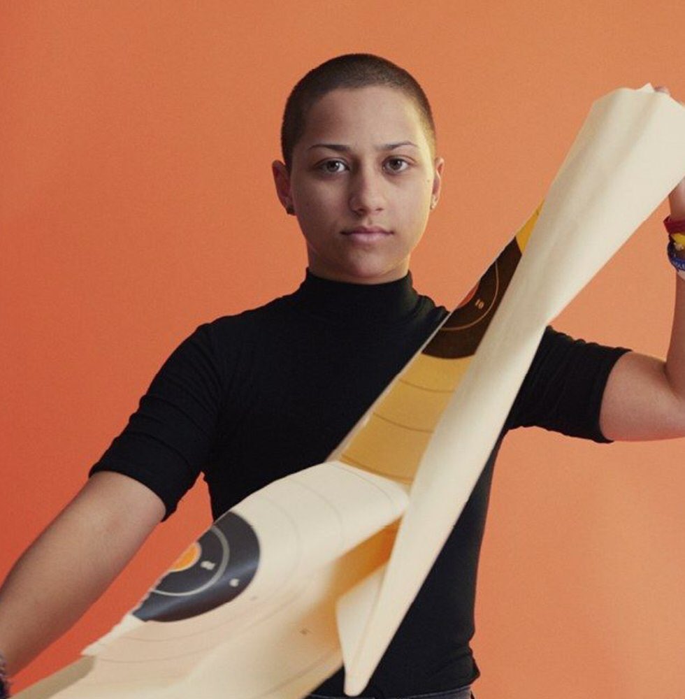 FakeNewsTF's tweet photo. An image of Parkland school shooting survivor Emma González supposedly ripping a copy of the U.S. Constitution has made its way onto social media. However, the image has been manipulated from a video taken for TeenVogue https://t.co/yGfxi3fEBm #FakeNewsTaskForce https://t.co/vwa5zuuSU8
