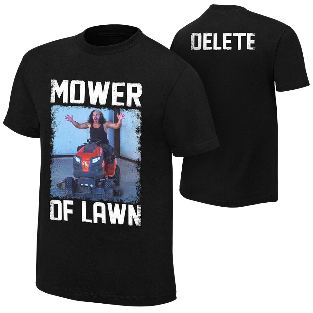 MATTHARDYBRAND's tweet photo. An absolutely TANTALIZING #MowerOfLawn GARMENT from @WWE?

This positively deserves a FEROCIOUS RE-TWEET ——> https://t.co/oPaaTJP1Yd https://t.co/LmyIeX5LKM