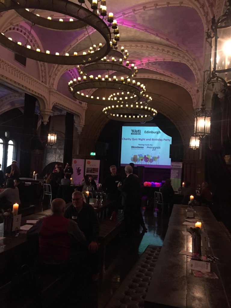 Another day another wonderful event with #travelmassive #edinburgh for @Bloodwise_Scots <a href="/MaggiesCentres/">Maggie's Centres</a>