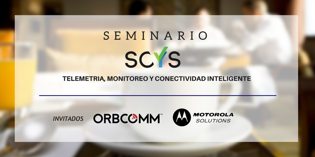 ScysArg's tweet photo. Seminario SCYS: Telemetría, Monitoreo y Conectividad Inteligente. Nos acompañan: #MotorolaSolution y #Orbcomm. ¡Los esperamos el Viernes 13 de Abril, en Alte Brown 470! Inscripciones https://t.co/OqVC0UC487 https://t.co/ZhXfGJGFxD