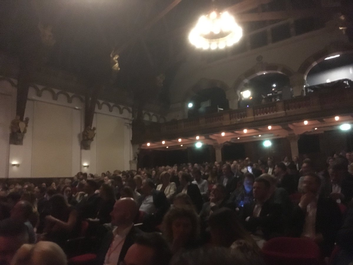 Presenting at the Dutch Marketing Award. Look at the audience: all the best and brightest of our creative country are present. And yes we are here to share our #trends and #inspiration on stage #DMA18