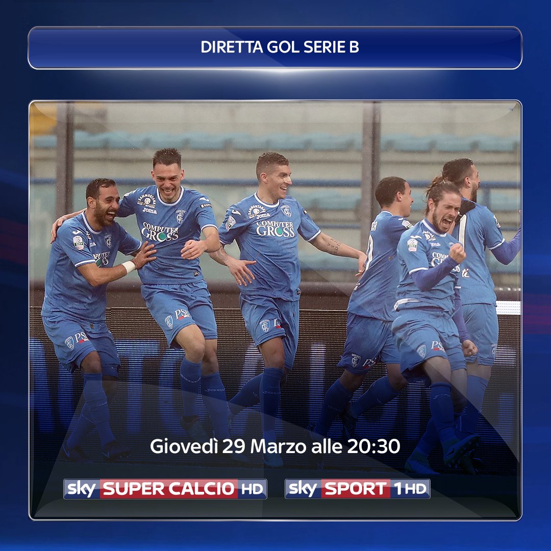 SkySport's tweet photo. 🇮🇹 Serie 🅱 33^ giornata
#AVEPAR #AvellinoParma
#BREPES #BresciaPescara
#CARTER #CarpiTernana
#CITSPE #CittadellaSpezia
#EMPSAL #EmpoliSalernitana
#ENTPAL #EntellaPalermo
#FOGPRV #FoggiaProVercelli
#FROVEN #FrosinoneVenezia
#SkySerieB https://t.co/mMur7Id20V