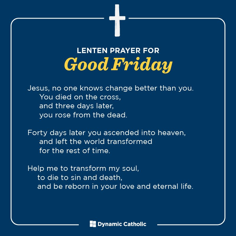 DynamicCatholic's tweet photo. Holy Week happens every year. Make #HolyWeek2018 your best ever with these daily prayers. #BestLentEver https://t.co/KAPrsuzVMF