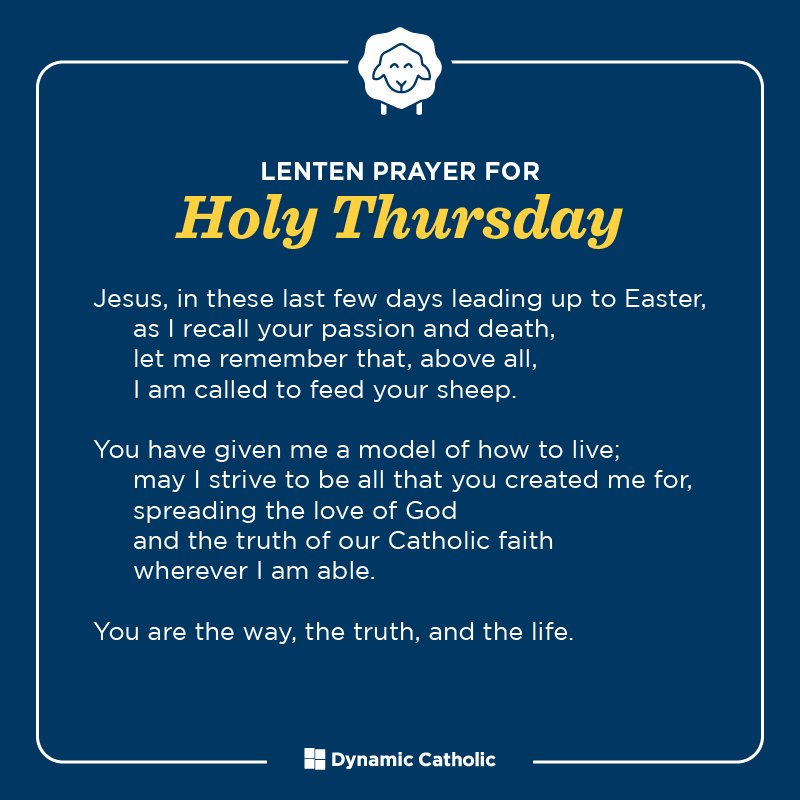 DynamicCatholic's tweet photo. Holy Week happens every year. Make #HolyWeek2018 your best ever with these daily prayers. #BestLentEver https://t.co/KAPrsuzVMF