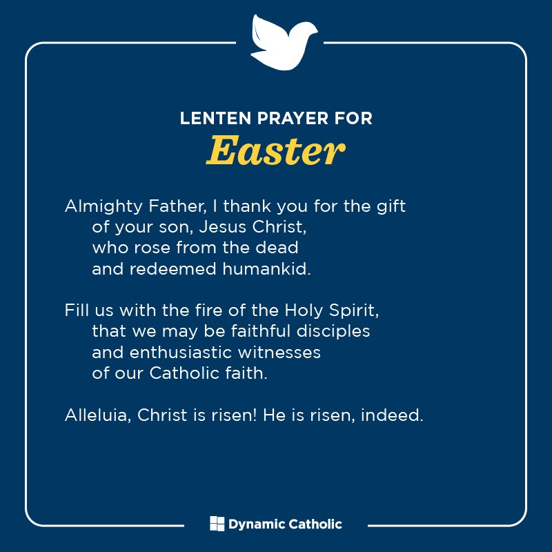 DynamicCatholic's tweet photo. Holy Week happens every year. Make #HolyWeek2018 your best ever with these daily prayers. #BestLentEver https://t.co/KAPrsuzVMF