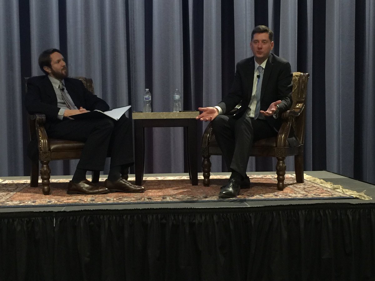 With OCU ALUM (!!)DAVID HOLT, New mayor-elect of OKC at OCU LAW last night. Dean Peoples was the interlocutor of a great evening.