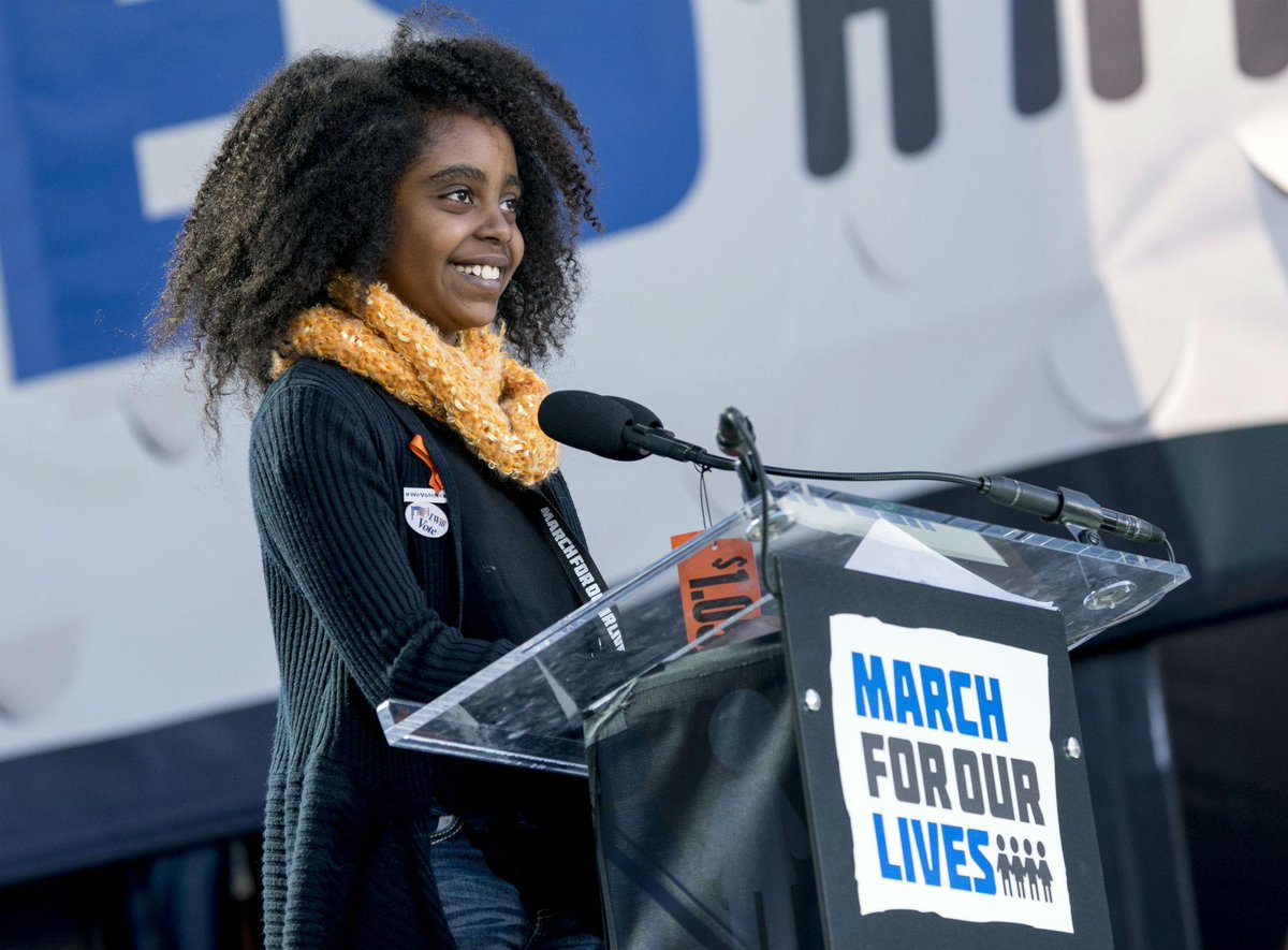 "For far too long, these names, these Black girls and women have been just numbers. I am here to say never again for those girls too. I am here to say that everyone should value those girls too" Naomi Wadler.