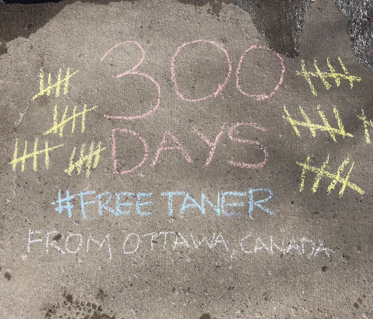 AmnestyOntario's tweet photo. On April 5th, Taner Kilic will have been in prison for 300 days. That’s 300 days too many. From Ottawa, Canada #FreeTaner https://t.co/flx8QOMgCj