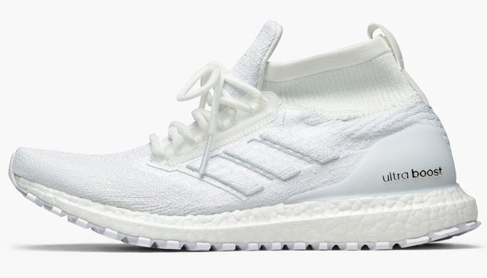 KicksDeals's tweet photo. Clean! The all-white adidas Ultra Boost ATR is available for $201.50 shipped to the US https://t.co/xPGKpS9iJY (use code EASTER25) retail is $240 https://t.co/X8ojTRMHVe