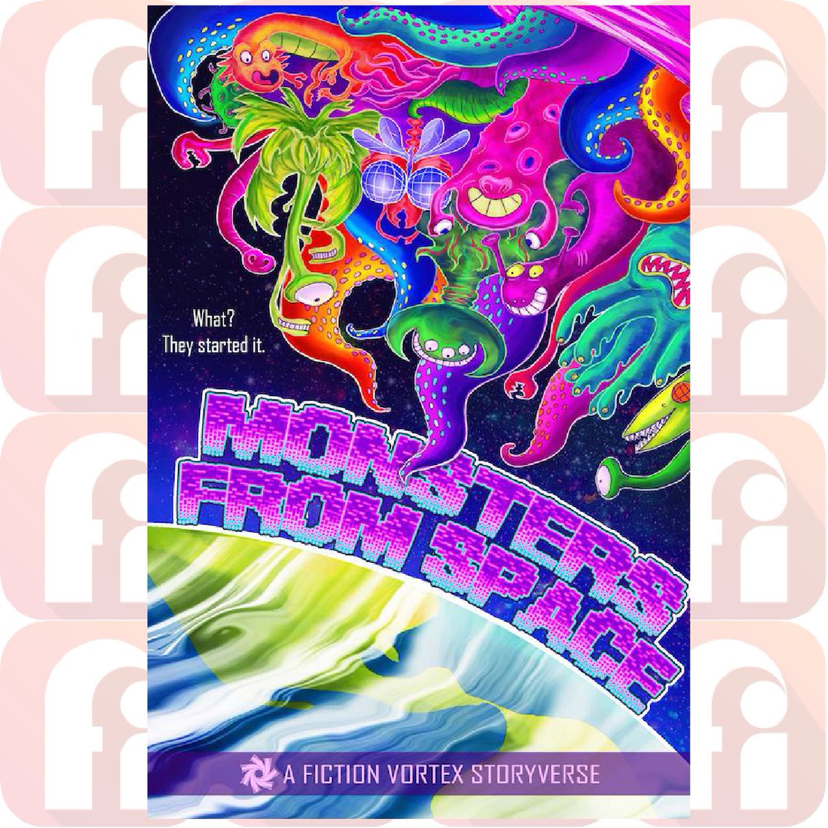 ReadStoryShop's tweet photo. A #StoryVerse is shared world where multiple #stories by multiple #authors come together. #Monsters from Space is a crazy #middlegrade world full of #aliens #sasquatch and more! Find out more on https://t.co/kUheSMIsUS #amreading #readingapp #fiction https://t.co/vN3YnpI84C