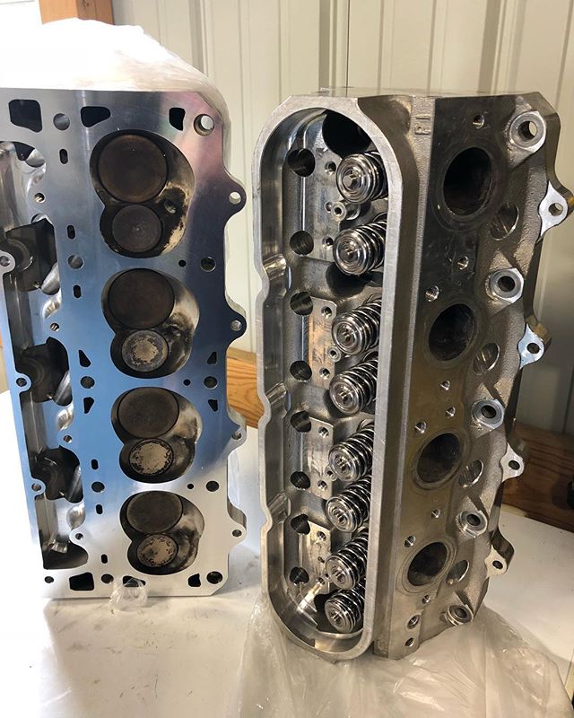 MastMotorsports's tweet image. From:brettvanstory - Got the heads back from being fixed, won’t be long now... #highcompression #mastmotorsports #ls