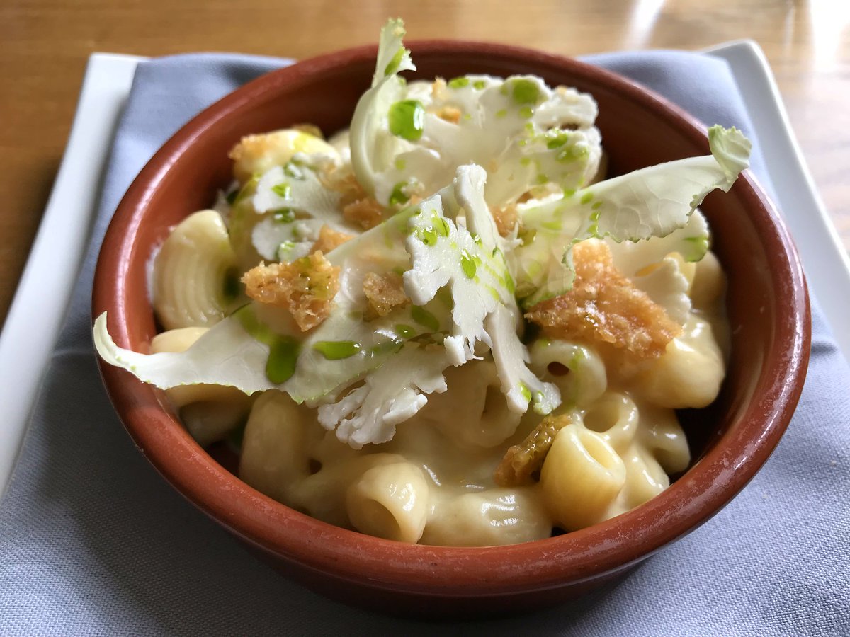 Easy to like: cauliflower and mac &amp; cheese – at Allium restaurant by <a href="/Chefmellis/">Michael Jenkins</a> #Cheshire