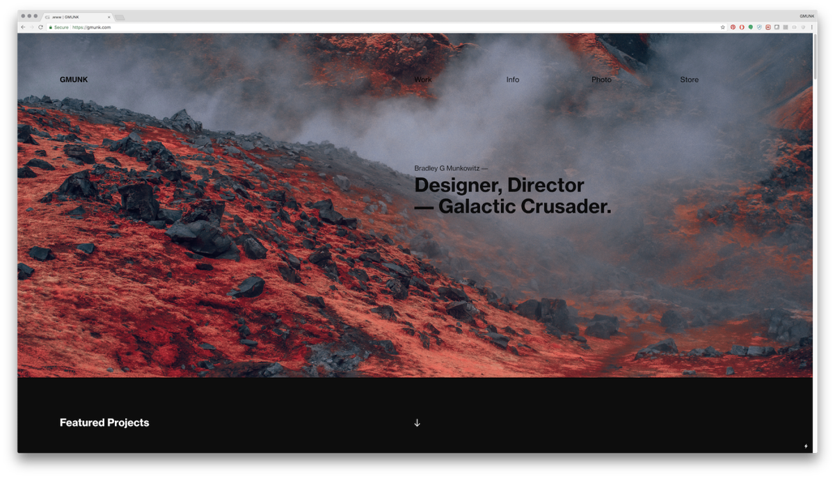 motionographer's tweet photo. ICYMI: GMUNK, 19 years in the making - https://t.co/5v0Ncuys5m https://t.co/1pLijhEcmr