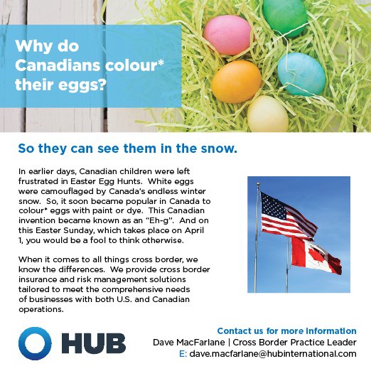 myHUBbc's tweet photo. Wishing everyone a happy Easter weekend! Fun Trivia Q: Does anyone know why Canadians colour their Easter eggs? Click to find out... https://t.co/EBtadlHzba https://t.co/8M241AJC1u