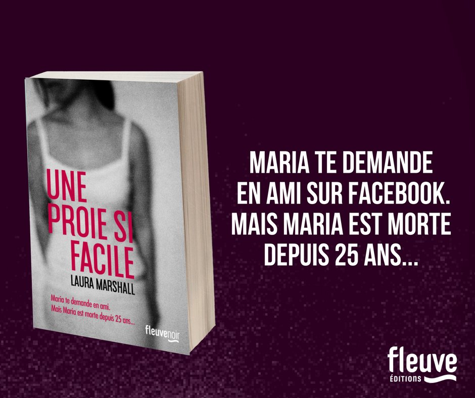 Fleuve_Editions's tweet photo. #CONCOURS pour fêter le cap des #28000 lecteurs par ici !
Tentez votre chance avec un ❤ + RT pour remporter le thriller psychologique  "Une proie si facile">> https://t.co/S7h5g7PypF
Bonne chance 🙌 https://t.co/syoPDhqzFI