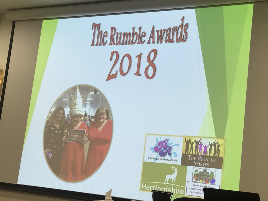 IainMacBeath's tweet photo. Tonight it’s the Rumble Awards - celebrating exceptional things done by people with learning disabilities! #wecare #photobooth #coproduction #ifiruledtheworld https://t.co/jTf5cd3PSx