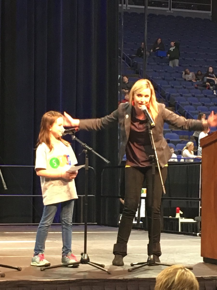 v_stokes's tweet photo. @STLPKentucky Live Reporters Madison and Kylie found some great people to interview.  @heatherwarrell @BWhitlowEdTech #STLP18 https://t.co/L5HUt2AHr2