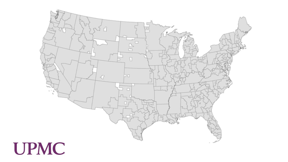 UPMCpolicy's tweet photo. UPMC physicians and @PittHealthSci scientists have created an emergency and trauma care referral map that will allow states and groups of counties to implement quality improvement programs.

Read about the research behind the 326 referral regions: https://t.co/cGerZfdbHB https://t.co/I83RC9W3qq