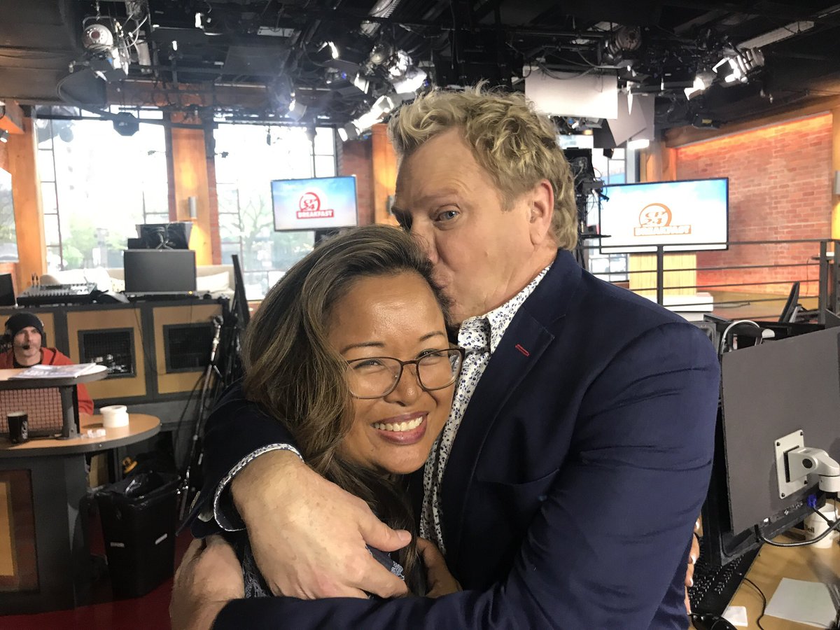 myra_s_pacheco's tweet photo. Great memories meeting Steve Anthony last year on Breakfast Television with Jenalyn&Luka. I grew up watching him on Much Music! Congratulations on an amazing career!!! ๐ #lukajenalyn #cp24breakfast #stevesignsoff24 #worldofdance @cp24breakfast @steveanthonyonline @LukaJenalyn https://t.co/VLxa9tOMXi