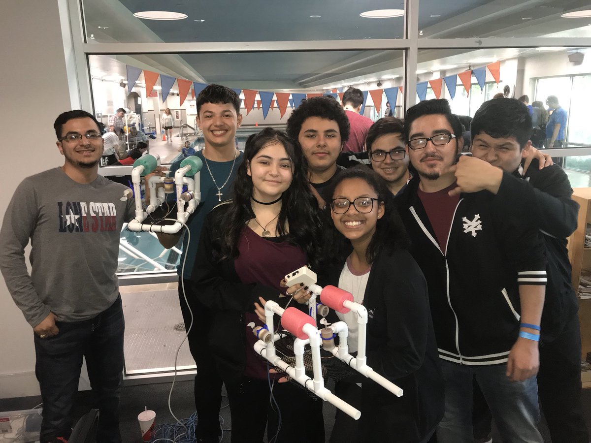 Harmony Public Schools HS- Ingenuity Freshman SeaPerch Competition 2018! Well done students on working together to create underwater robots, we are proud of you! Also special thanks to Mr. Lopez on working with these students to make this a success! #IChooseHarmony #STEMisLife