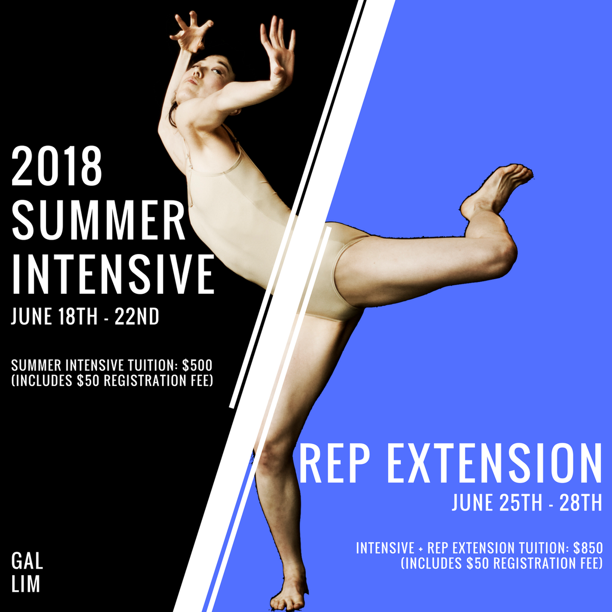 gallimdance's tweet photo. Get into the studio this summer with Andrea Miller &amp; the GALLIM dancers for two unique opportunities to dive into your body and artistry. https://t.co/jDqi5pmRee

SUMMER INTENSIVE
June 18th-22nd, 2018

REPERTORY EXTENSION (NEW)
June 25th-28th, 2018

Photo by Franziska Strauss. https://t.co/ZkWCKjYUtL