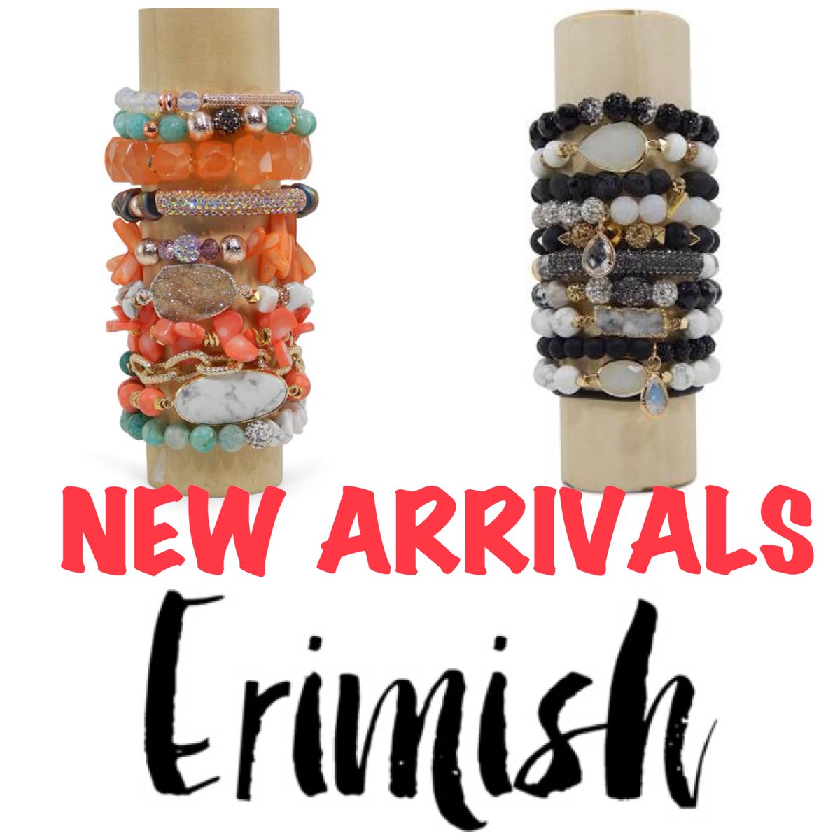kinley_co's tweet image. ‼️NEW ARRIVALS‼️

New Erimish “Tuxedo” and “Kiwi” sticks are here!!!!!! |1 for $25/ 3 for $66|
.
.
.
#NewArrival #Erimish #StackYourStyle #ArmParty #ArmCandy #Tuxedo #Kiwi #Boutique #KinleyCo