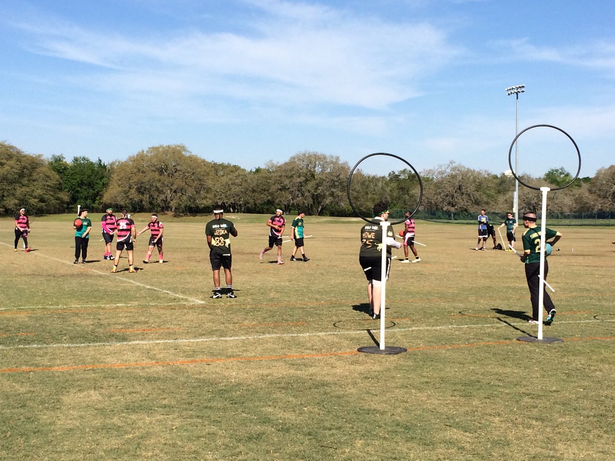 BarryWongTV's tweet photo. Muggle Quidditch has been around for more than a decade, including for 8 years at @USouthFlorida @USF_Quidditch #HarryPotter #Quidditch 

STORY: https://t.co/Yag980usMw https://t.co/TON0JDAi4k
