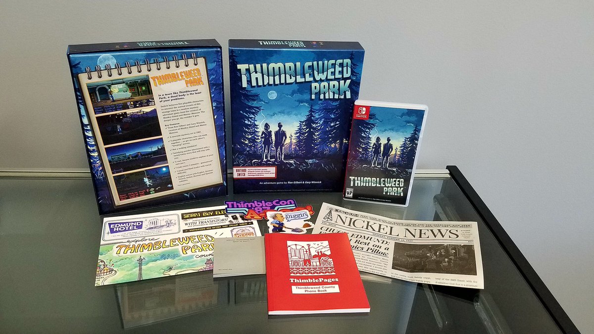 Image result for thimbleweed park switch limited run