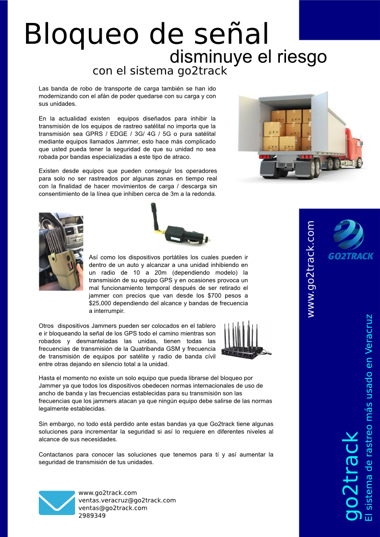 Go2track's tweet image. #felizjueves Te ofrecen equipos anti jammer? que no te engañen, conoce las soluciones que Go2track.com  tiene para combatir el bloqueo de señal de tus rastreadores gps #GPS #rastreo #Noesfacil #porfavoryaquiero #PueblaTravel