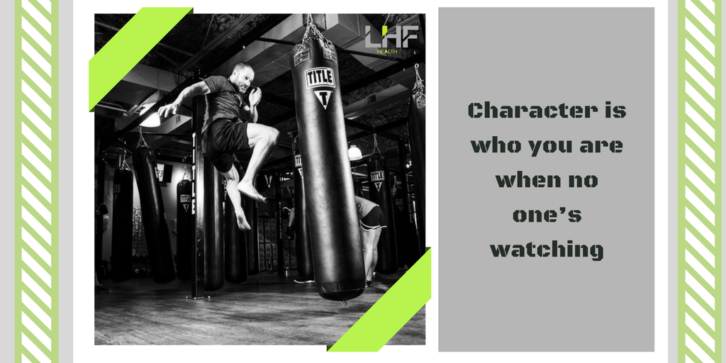 LHFWhitestone's tweet photo. #Character is who you are when no one’s #watching!
#training https://t.co/uSA4HwNNjW