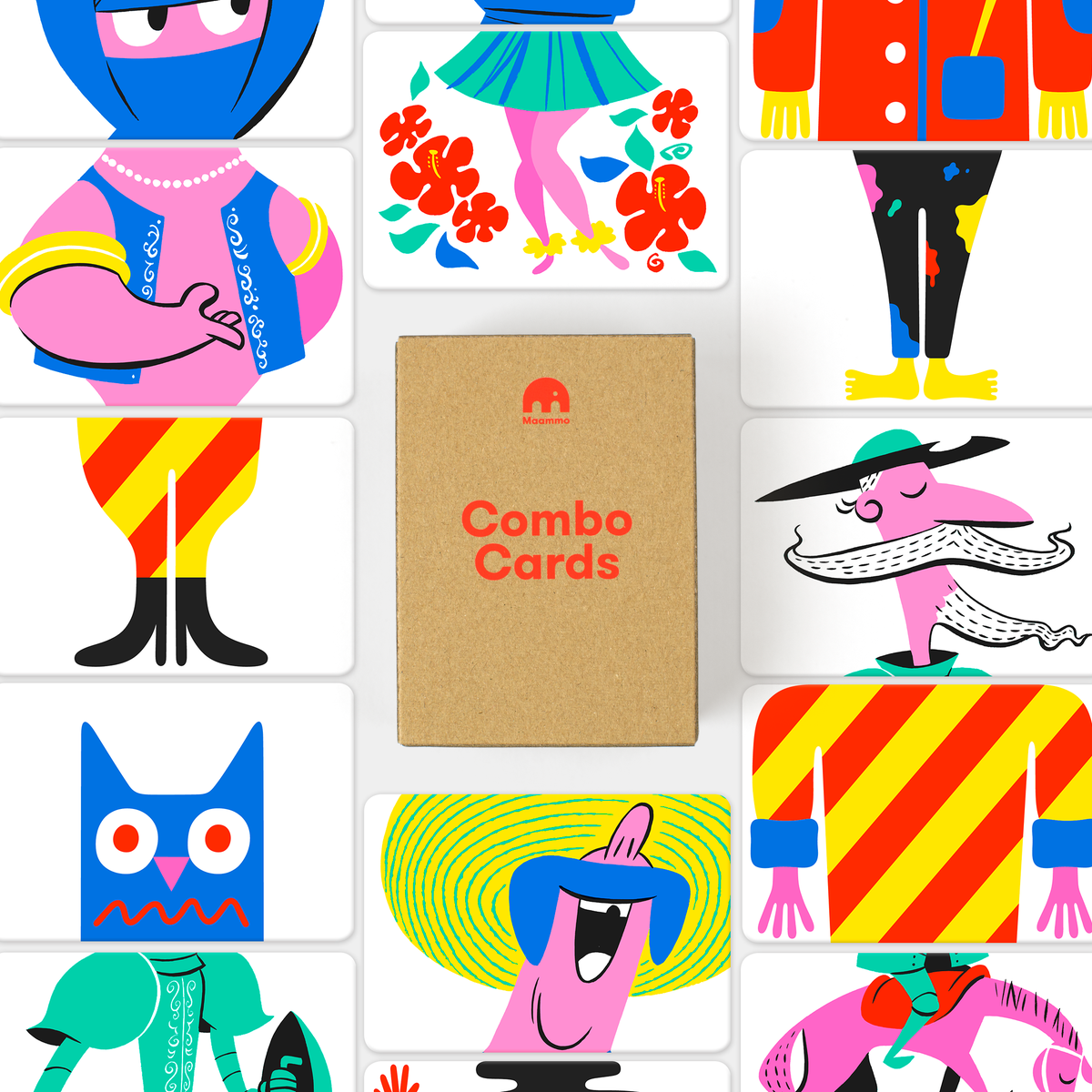 maammoshop's tweet photo. Check out our new product — Combo Cards. We've worked with the two amazing illustrators Andreas Samuelsson &amp; Satoshi Hashimoto on this. 5 characters, 15 cards, 125 combinations. ❤ #maammocombo https://t.co/SMGt5KqCBM https://t.co/mvTEjSBUCx