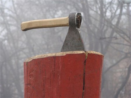 Казнь топором. Обезглавливание топором