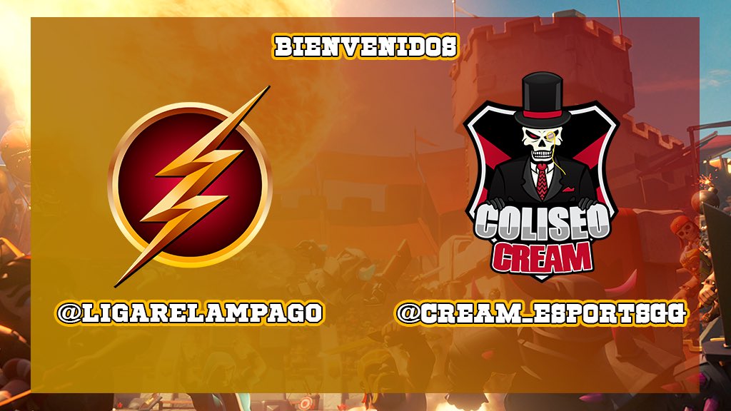 ⚡️ EQUIPO CONFIRMADO DE ESTA SEGUNDA EDICION ⚡️

Bienvenidos los jugadores de Coliseo Latam Cream (<a href="/Cream_EsportsGG/">ChichasLocas</a>) 

Llegaron los mas cremosos de Latinoamérica y vienen a llevarse la segunda edicion de la liga relampago

⚡️ Muchos Exitos ⚡️