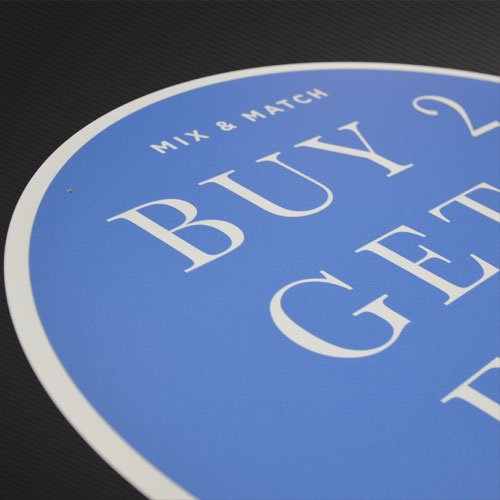 Signcenter203's tweet photo. Are you using styrene for any prints? It's an excellent option for POP /  POS displays. It is inexpensive, durable and easily die cut. #styrene #SignCenter #moresubstrates https://t.co/8j0H2Ox7AU