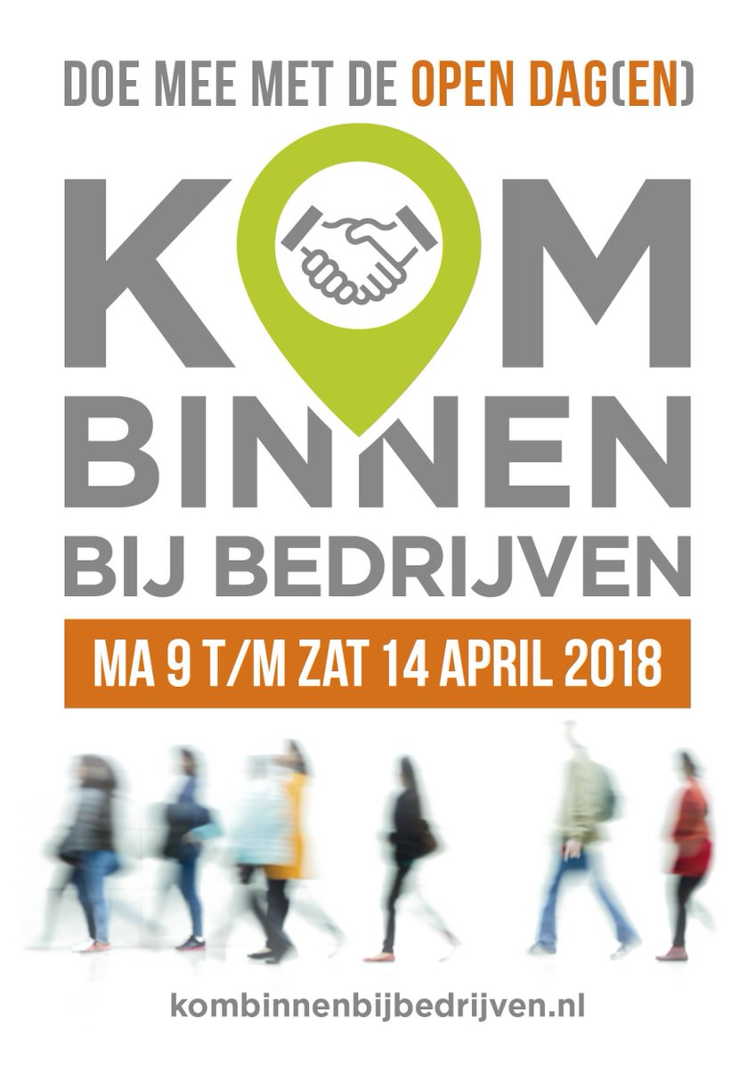 Schrijf u gratis in voor de ‘Kom binnen bij bedrijven’ open dagen: kombinnenbijbedrijven.nl/deelnemende-be… #kombinnenbijbedrijven