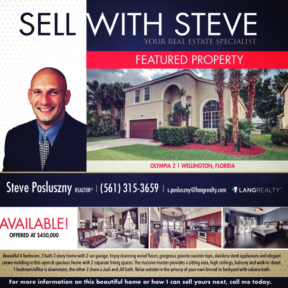 SPosFla's tweet photo. Who’s ready to make a move??? 

This 4 Bedroom 3 Bath home in #WellingtonFL has it all! Contact me for a private showing today!!! 

#LangRealty #Buy #Sell #Lease #JustListed #NewListing #PalmBeachCounty #SouthFlorida #Olympia #RealEstate #PBC #Realtor #RAPB https://t.co/7YjRo4dyJc