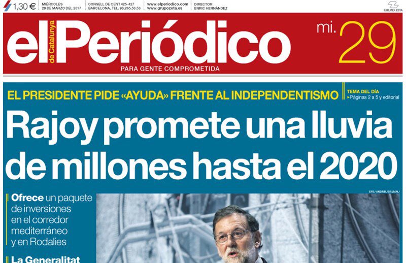velasc_alberto's tweet photo. Avui fa un any de la “lluvia de millones”. https://t.co/YYR9ElwbCd