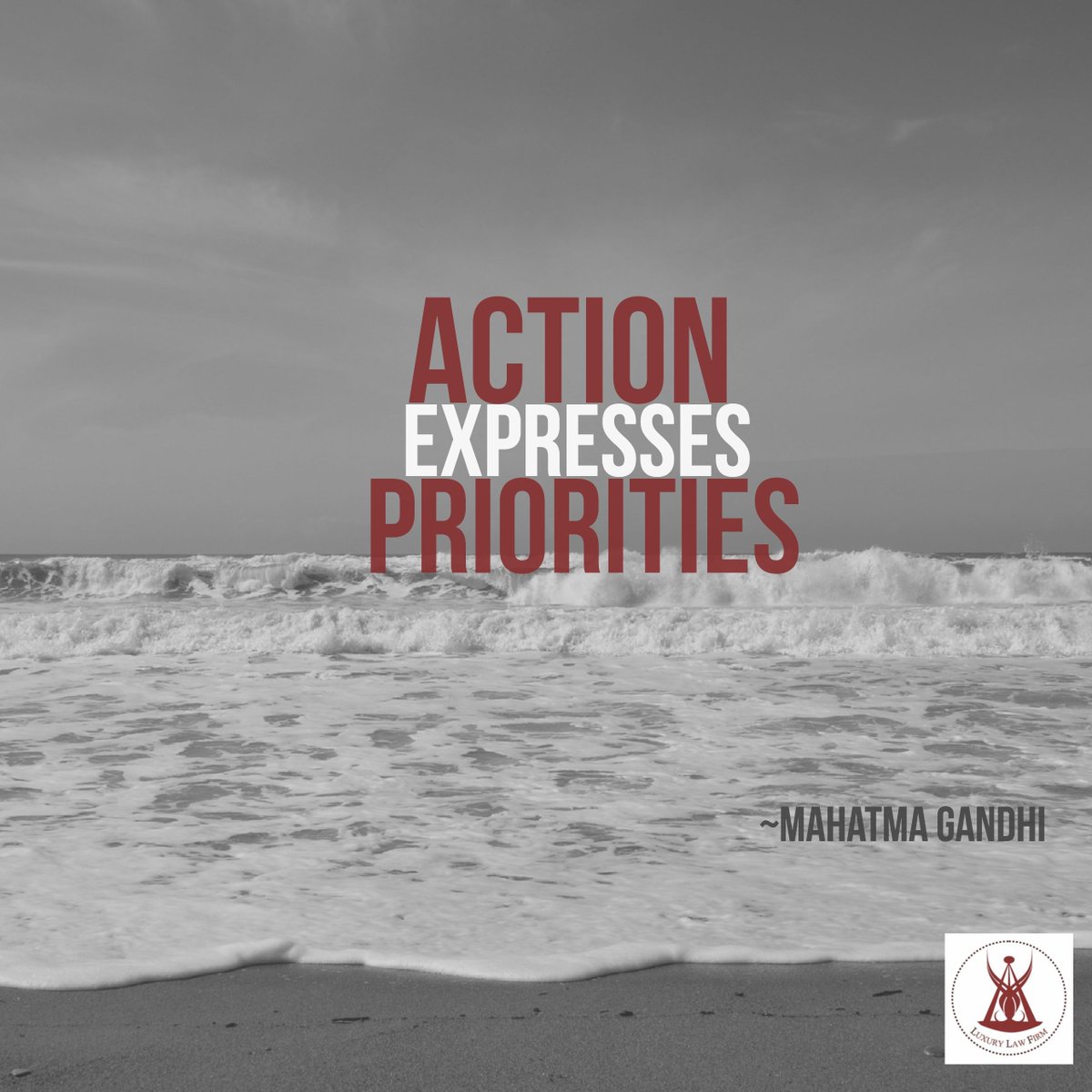 LuxuryLawFirm's tweet image. ACTION expresses PRIORITIES ~ Mahatma Gandhi #BrandProtection #EmergingBrands #TechProtect #IsMyBrandProtected #LuxuryLawFirm #EarthenIP