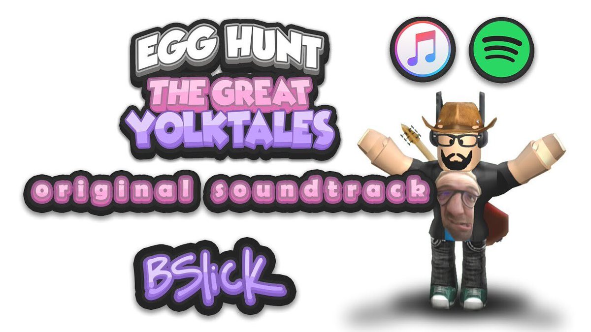 Bslick Bobby Yarsulik On Twitter If You Haven T Checked Out The Roblox Egghunt2018 Ost It S 38 Tracks Spanning 1 5 Hours Long Spotify Https T Co Nrzqu1ktkq Itunes Https T Co Yycbxviduf Googleplay Https T Co Xqh5kiktcm Roblox - roblox spotify