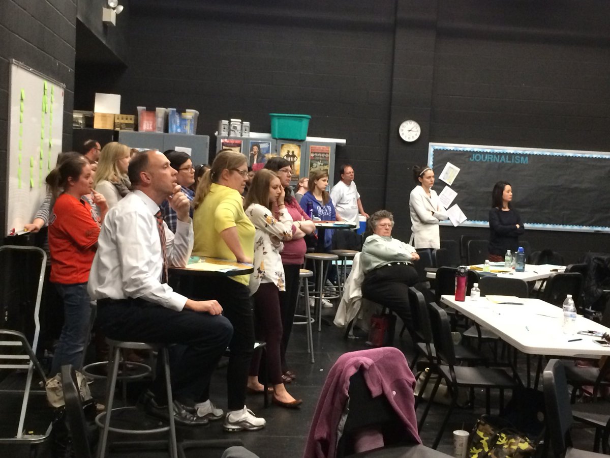 GaultRebecca's tweet photo. The Science Office makes a marvelous day for teachers with Page Keely!  HCPS March Conference!!  @HCPSchools @HCPSScience #hcpslearn #hcpsldr https://t.co/CmDjwykWIT