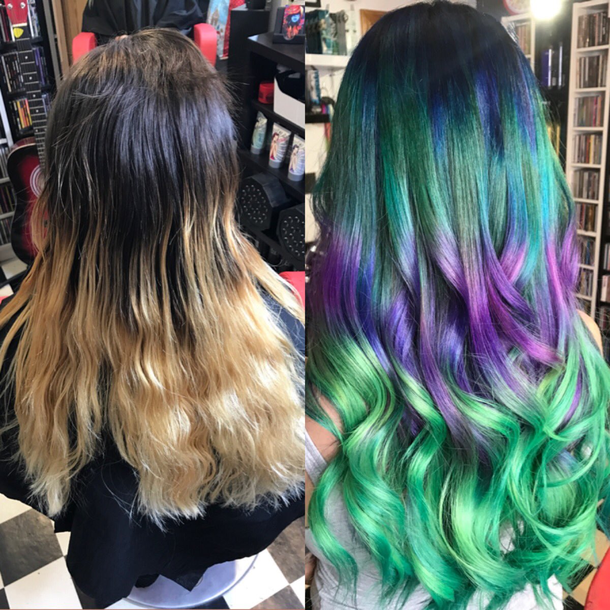 jp_thair1's tweet photo. Transformation using @PulpRiotHair tones and styling out with @love_amika products! #hairdresser #alternativegirls https://t.co/GDZFWXc9wQ
