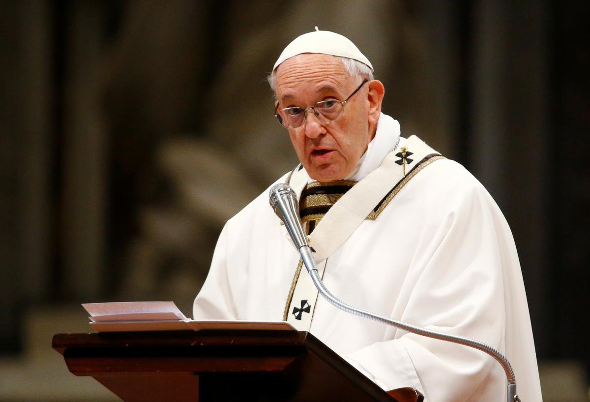 Newsweek's tweet photo. Does hell exist? Pope Francis says “no” in interview that could change Catholicism forever https://t.co/tzIro4sojD https://t.co/R0BxrJovlS