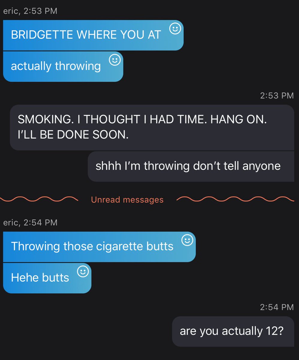 ⎈ — why am I friends with people like this