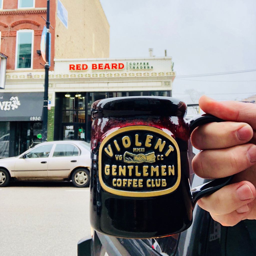 Did you know that at our Wicker Park cafe we carry these awesome mugs from our friends over at <a href="/ViolentGents/">Violent Gentlemen</a> Hockey Club? 

They are perfect for that hockey &amp; coffee lover in your life, &amp; are handmade in the USA by Deneen Pottery!

Stop by the cafe &amp; pick one up today!