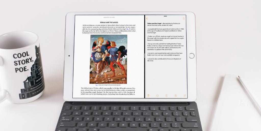 AmazonKindle's tweet image. Split view is now available on Kindle for iPad! Perfect for taking notes or researching references without ever leaving the Kindle app.